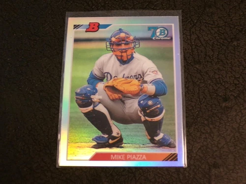 2017 Bowman Chrome 70 Years 1992 Refractor MIKE PIAZZA SP! DODGERS! HOF!