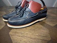 Sperry Gold Cup Authentic Original Boat Shoe NAVY LEATHER Mens size 7