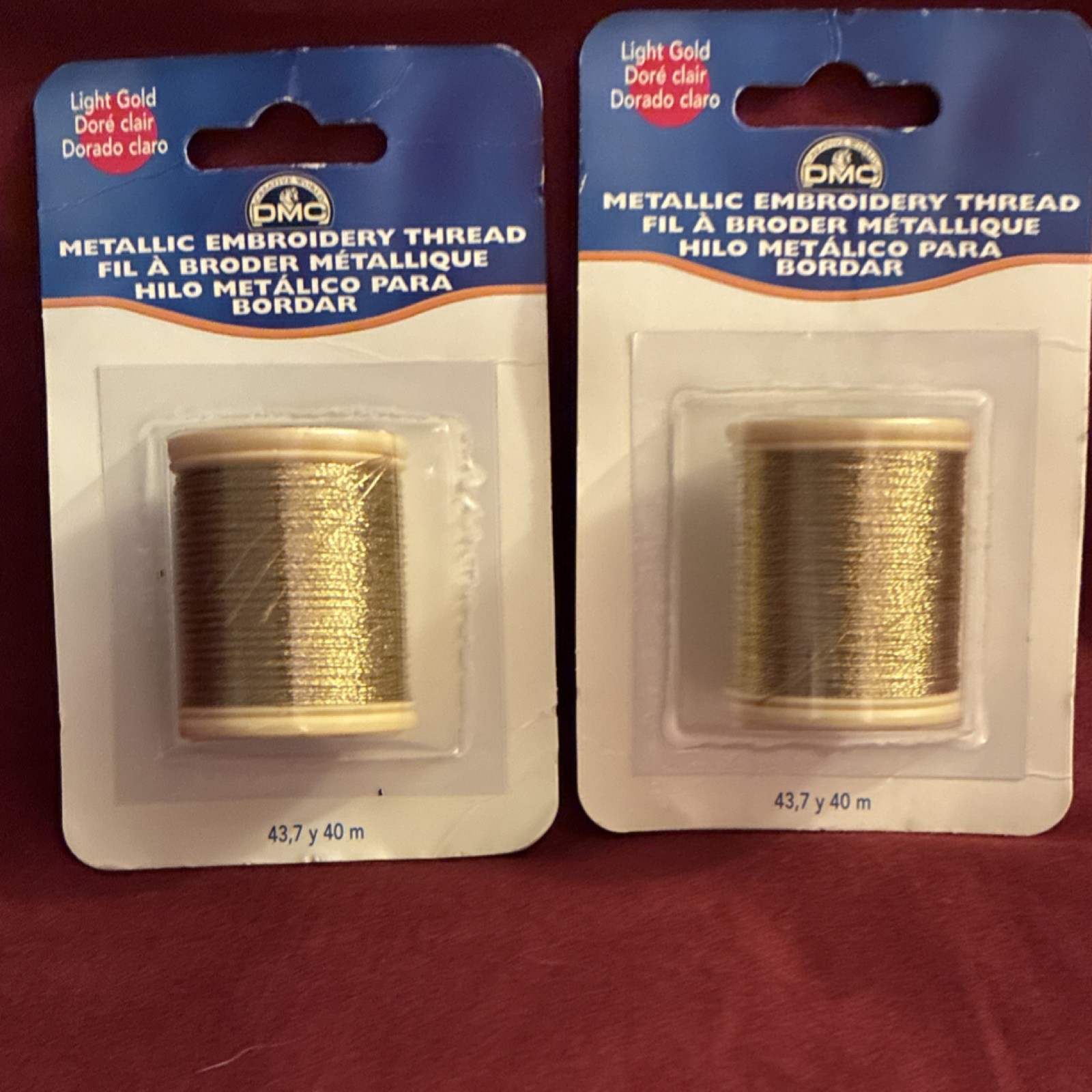 Thread Light Gold 282za For Hand Embroidery