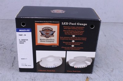 Harley-Davidson 6 Shooter LED Fuel Gauge B&S Dyna Softail Road