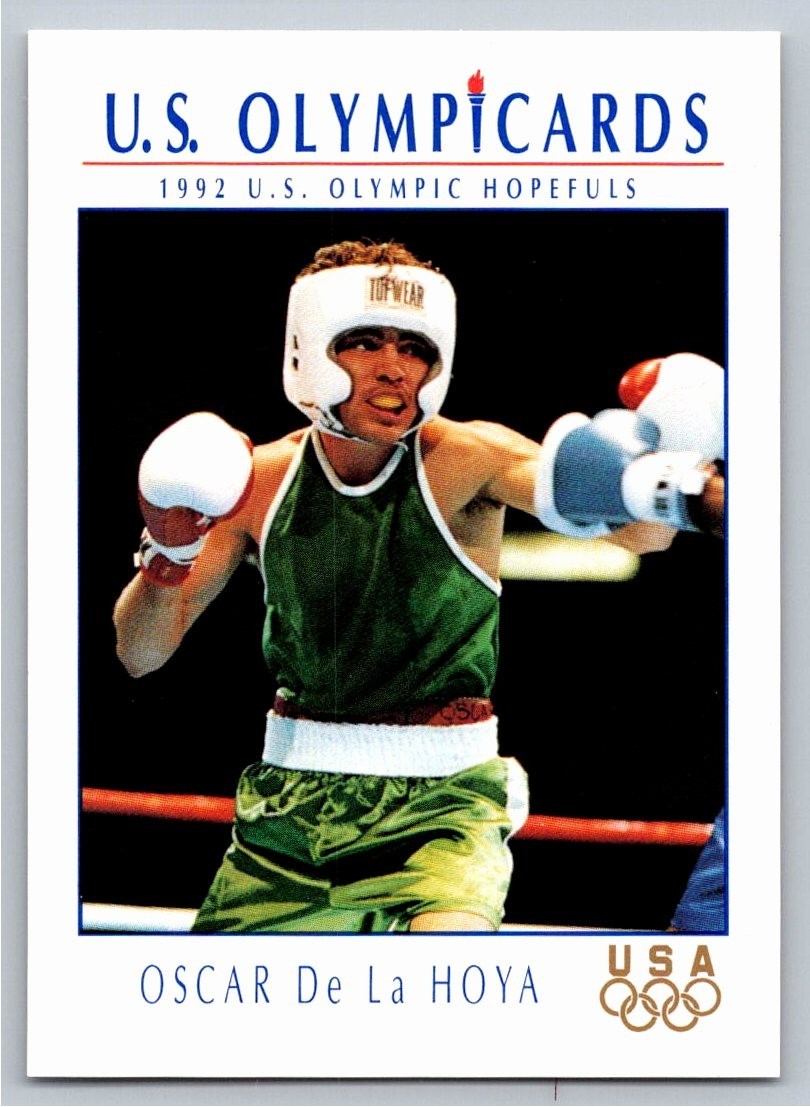 1992 #23 Rc Oscar De La Hoya Olympic Boxing Team USA Impel Card
