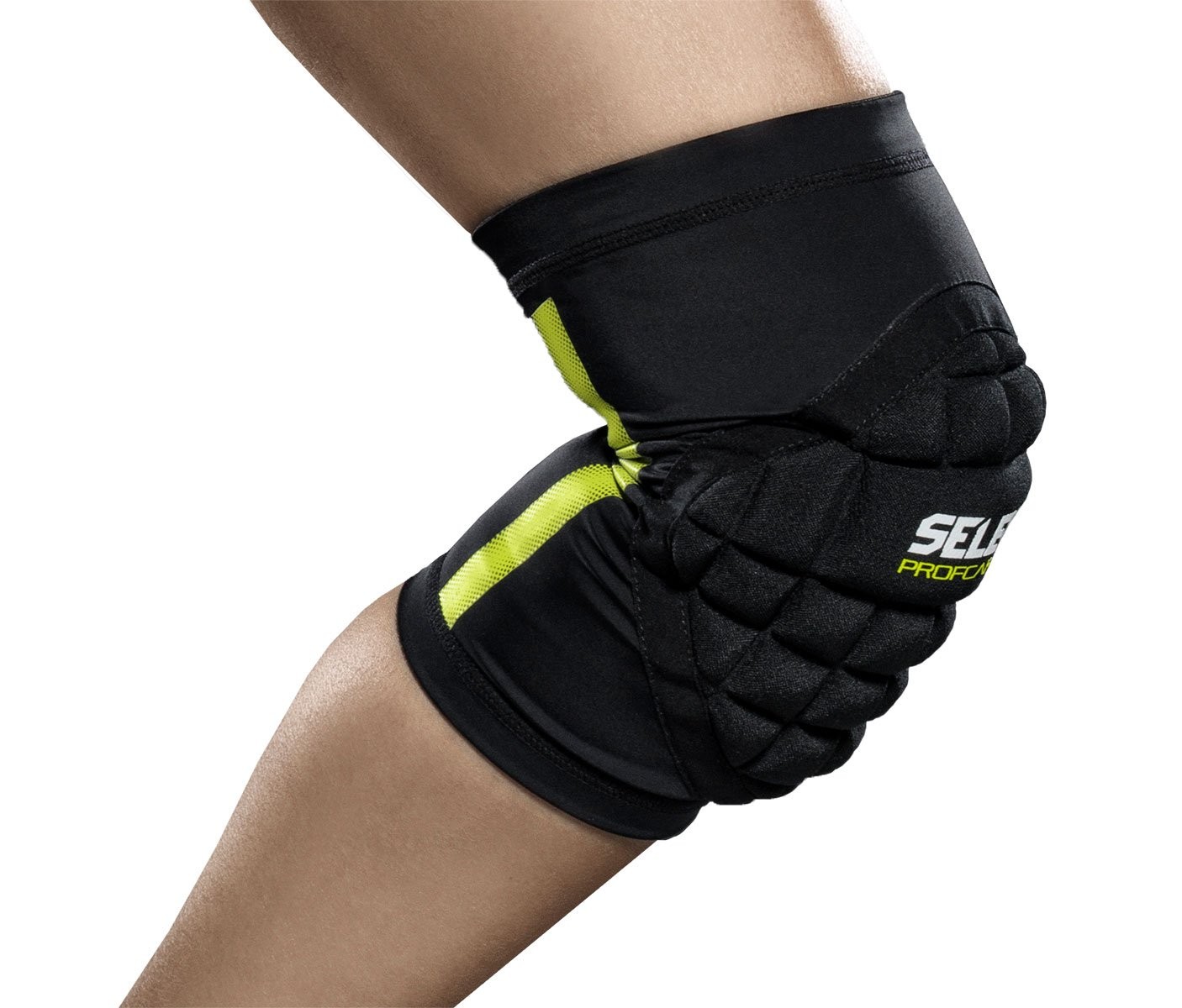 Genouillère de protection sport femme noire L contre les douleurs de rotule instable