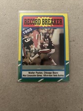 ❎1986 Topps Record Breaker Walter Payton #7 Chicago Bears Football Vintage Card