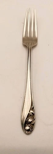 Gorham Lily of the Valley Sterling Silver Place Dinner Fork 7" No Monogram