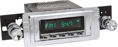 RetroSound 1955-57 Ford Thunderbird Radio AM FM Bluetooth/iPhone Chrome