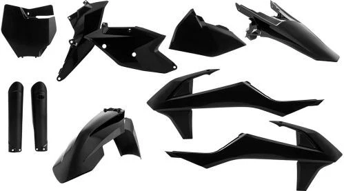 Kit completo de plástico Acerbis - negro moto ATV/UTV moto de cross 2421060001 Foto 2 de 4