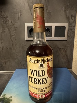 Wild Turkey Kentucky Straight Bourbon Whiskey 101 Proof 8 Jahre Flasche Kentucky