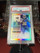 2015 Panini Contenders Rookie Ticket Todd Gurley Championship /25 Auto PSA 9 