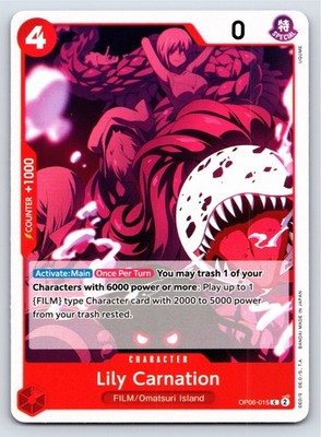 One Piece - OP06-015 - Lily Carnation - C - US Seller