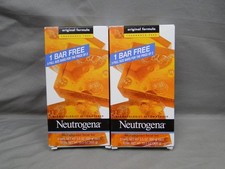 3-Pack Neutrogena Transparent Facial Bar Soap Fragrance Free 6 Full Size Bars