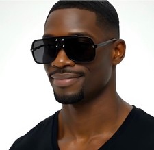 Men Sunglasses Designer Oversized Shades Fashion Hip Hop Retro Square Model NEW