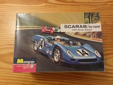 Vintage  Monogram Scarab Racer 1/24 Scale Slot Car  Model   12/15