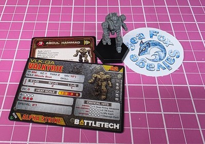 BattleTech Valkyrie Mech  -- Inner Sphere Command Lance + Cards