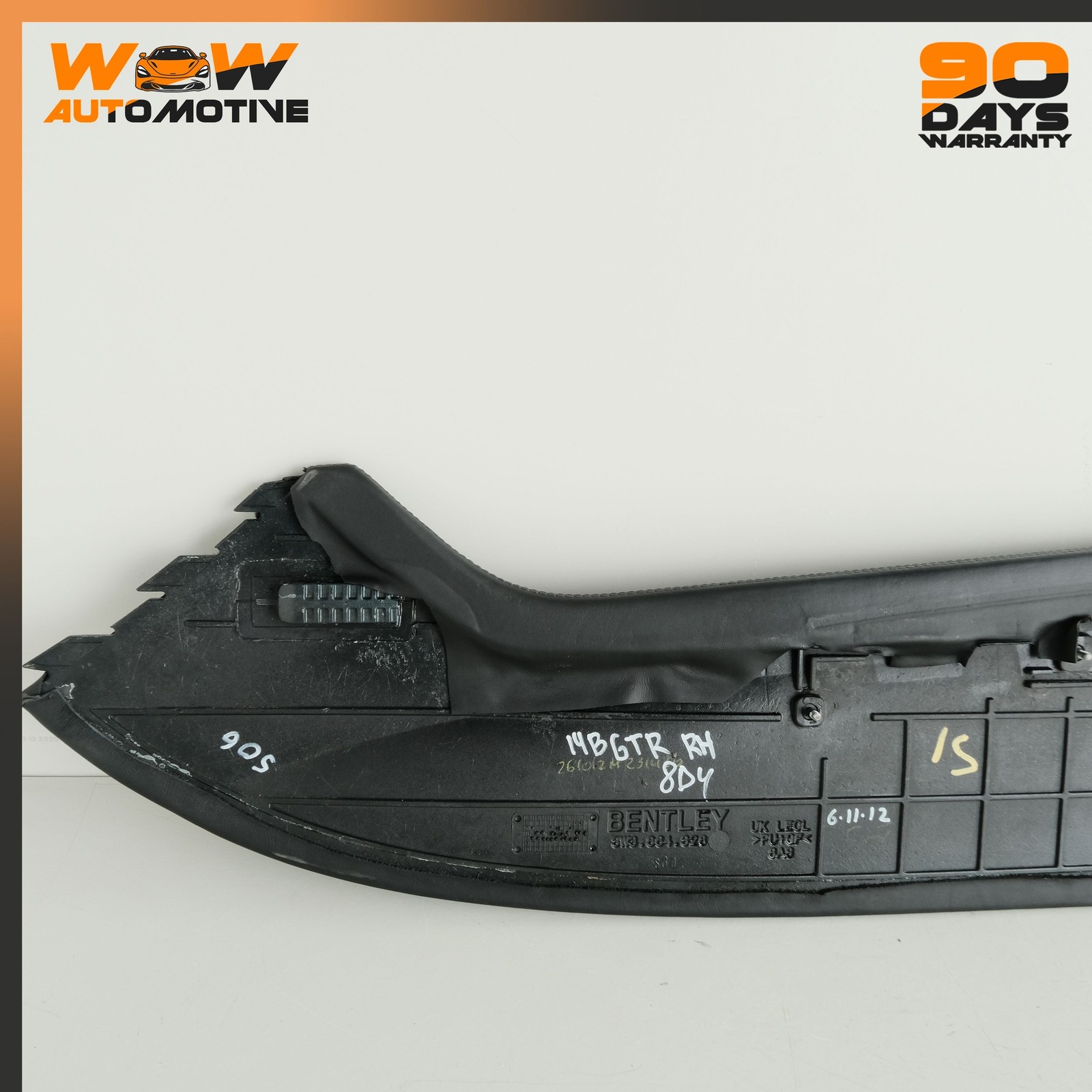 Bentley Continental GT 2012-2019 Right Center console trim panel Black P/N 3W3863304A