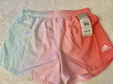Sherbet/Mint NWT Adidas Girls Short Medium 10-12