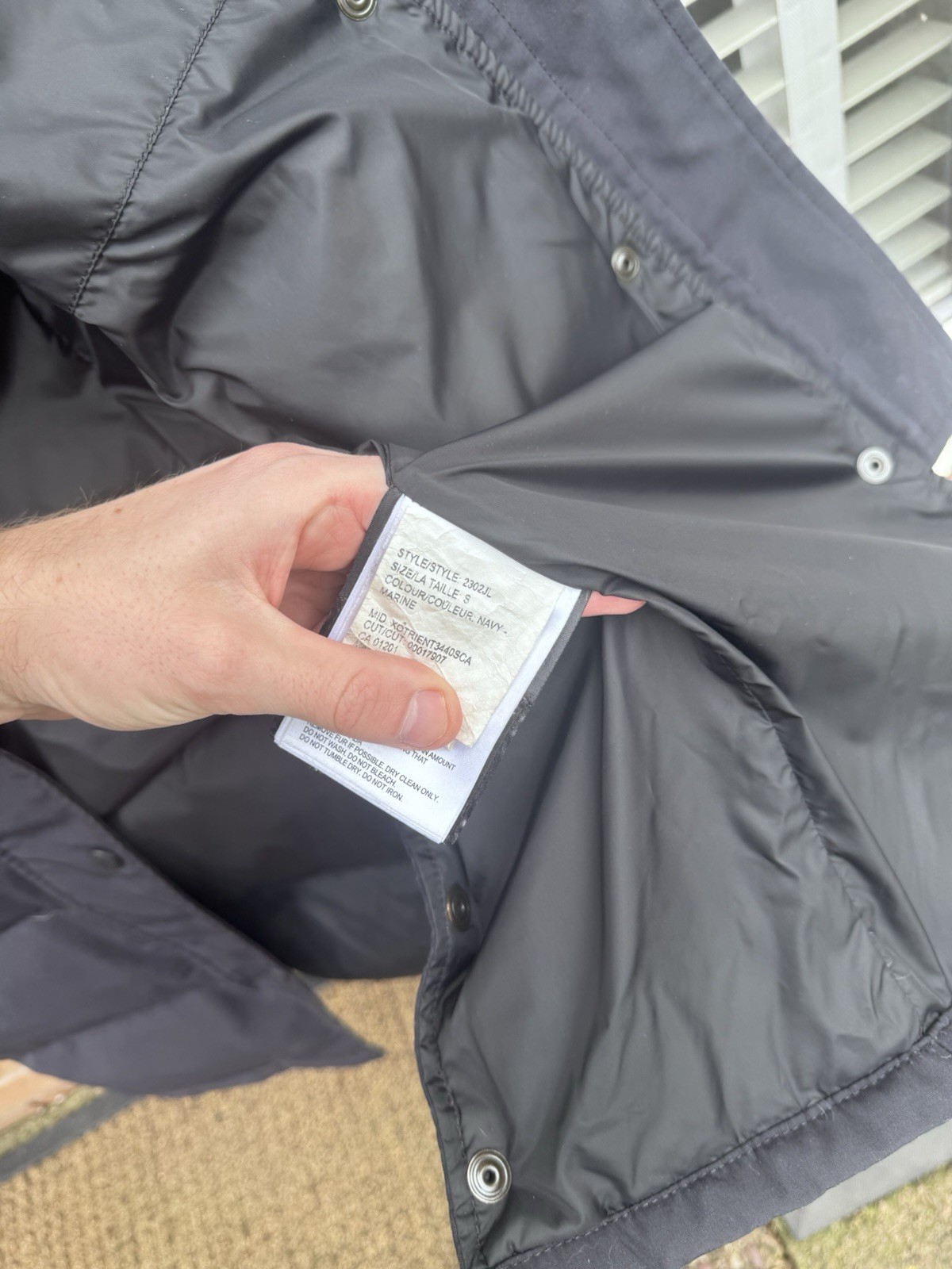 Canada Goose Womens Mackenzie Parka Jacket Navy SMALL RRP £1,195 image 9