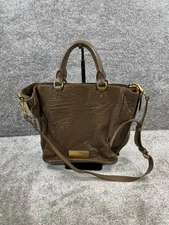 Marc Jacobs Bags Womens Washed Up Brown Leather Detachable Adjustable Strap Tote