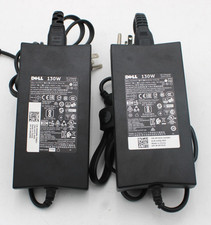 Dell Laptop 130W Charger AC Power Adapter HA130PM160 19.5V 6.7A LOT OF 2