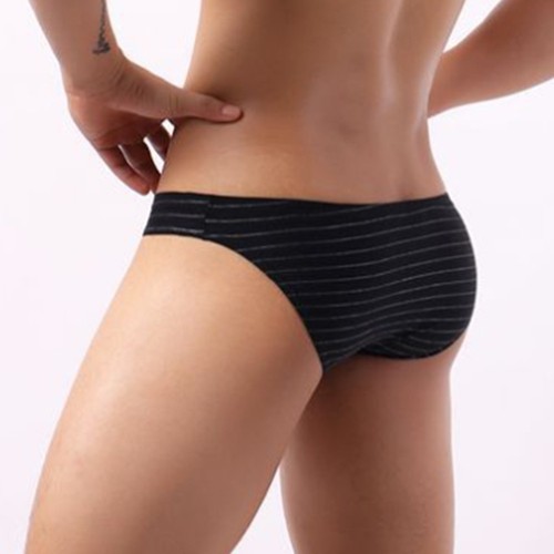 Calzoncillos de cintura baja para hombre Lencería sexy Tanga a rayas Ropa interior Transpirable Cintura baja - Imagen 6 de 25
