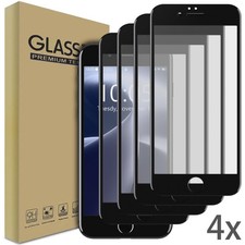 4x For Apple iPhone 6/6s/6 Plus/6s Plus Case Tempered Glass Screen Protector