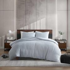 - Duvet Cover King Size, Ultra-Soft Waffle Textured Bedding W/Matching Pillowcas