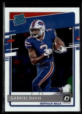 2020 Panini Donruss Optic Football Rated Rookie #187 Gabriel Davis RC