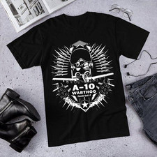 New A-10 Thunderbolt II Warthog Pilot Helmet T-Shirt, Sizes S-4XL