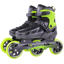 PAPAISON Adult Adjustable Inline Skates for Men Women with 3 100mm Wheels, Ou...