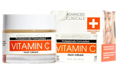 Advanced Clinicals Vitamin C Face Cream 2.5 fl oz New