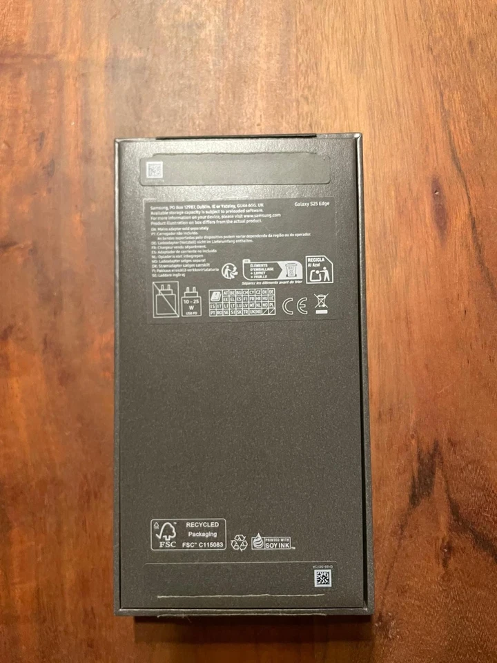 Samsung Galaxy S25 Edge - 256 GB - Titanium Jetblack (Ohne Simlock) - Bild 4 von 4