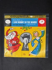 Jimmy Boyd ~I Saw Mommy Do the Mambo / Santa Claus Blues 45 w Pic. Slev. VG+/VG+