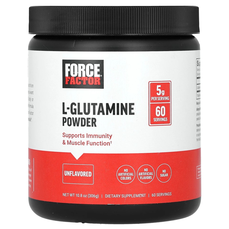 L-Glutamine Powder, Unflavored, 10.8 oz (306 g)