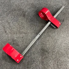 MASTER LOCK S3924 Blind Flange Lockout, Red*