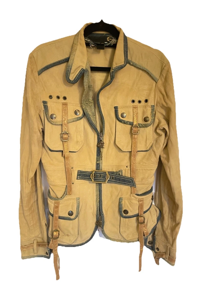Roberto Cavalli Coats, Jackets & Vests for Suede Outer Shell Women