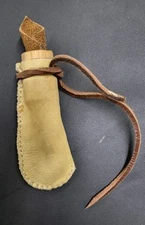 Deer Tan Handmade Shot Bag/Pouch Round Ball, Flintlock, Black Powder, Muzzleload