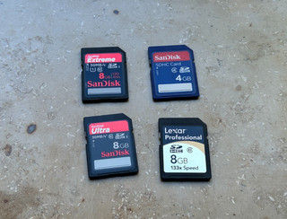 4x SD Karten Speicherkarten Set Konvolut 4gb 8gb gebraucht