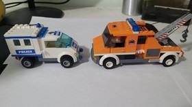 LEGO City Tow Truck 7638 and Lego City Set 7285 - Police Dog Unit