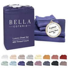 Bella Coterie Bamboo Sheet Set King Twilight Blue