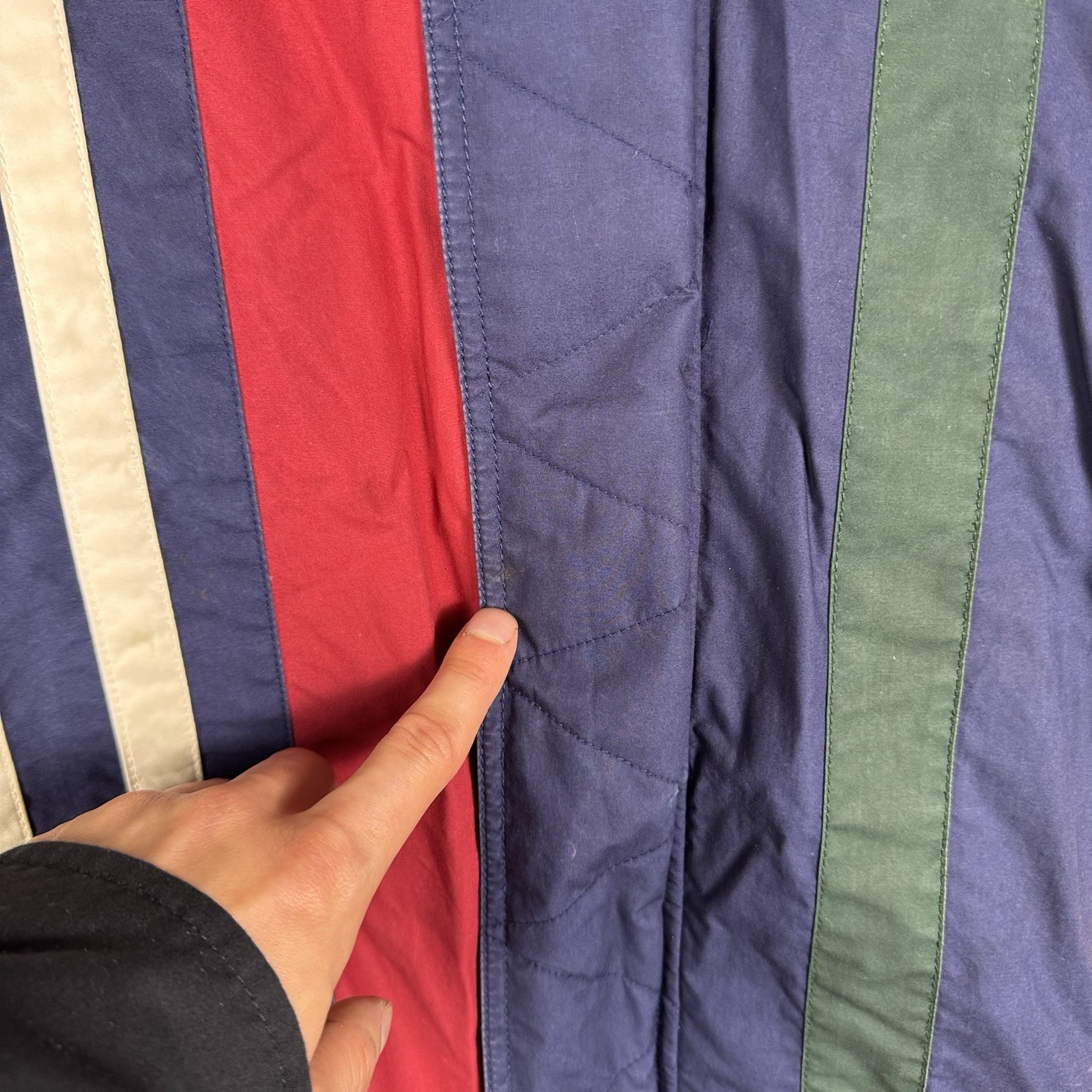 90s Vintage Tommy Hilfiger Men's Duck Down Puffer Jacket Hooded image 5
