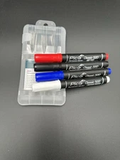 Pica Dry 520/04 4-Piece Classic 521 Round Tip Permanent Marker Set Germany