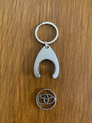 Toyota Schlüsselanhänger mit Einkaufswagenchip EKW