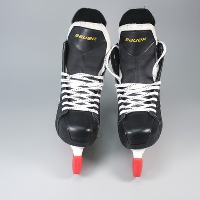 Bauer Supreme S140 Eishockey Schlittschuhe UK 12,5 EU 48 schwarz weiß gebraucht