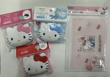 Sanrio Hello Kitty Storage Case Set Jewelry Accessory Medicine Pouch Bag Japan