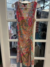 Lauren Ralph Lauren Ladies Multicolor Tropical Sleeveless Wrap Dress - Size PS