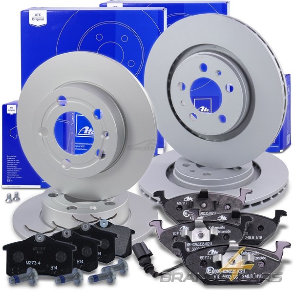 ATE Bremsscheiben +BelÄGe Vorne+Hinten FÜR VW Audi A3 Seat Leon 1M Golf 4 Bora 1-image