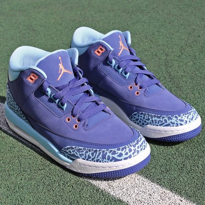 air jordan 3 blue and white