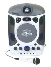 MrEntertainer CDG Bluetooth Karaoke Player Maschine mit Projektor, USB & Hits CD