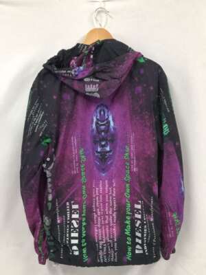 ぺる【DIESEL】LINED NYLON BLOUSON 262T Men's Biker jacket in