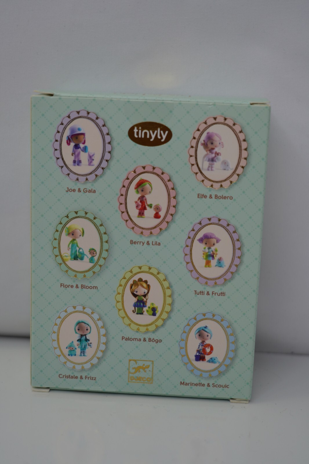 Tinyly by Djeco doll Paloma & Bogo new vinyl toy figure 
