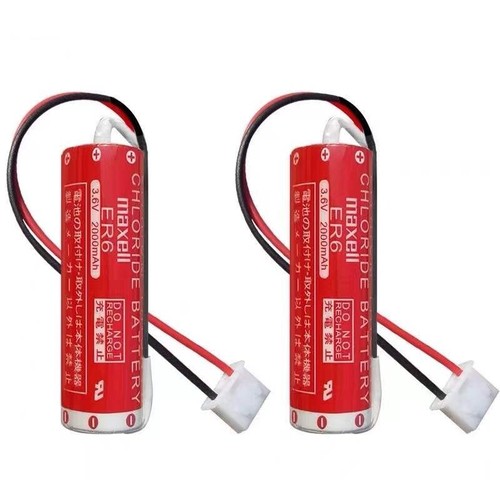 Batería 50x ER6 3.6V 2Ah para Maxell ER6 ER6B ER6C OTC Robot PLC Li-Batería - Imagen 2 de 5